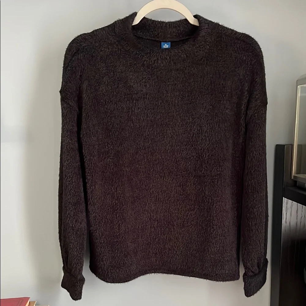 Girls Old Navy Soft Chenille Sweater (Black) XL Plus